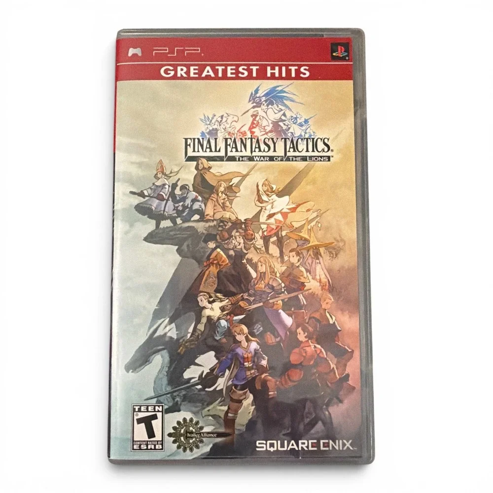 Final Fantasy Tactics The War of the Lions Sony PSP Case & Manual Only NO GAME